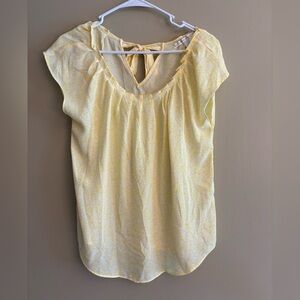 LC Lauren Conrad Yellow Women's Top